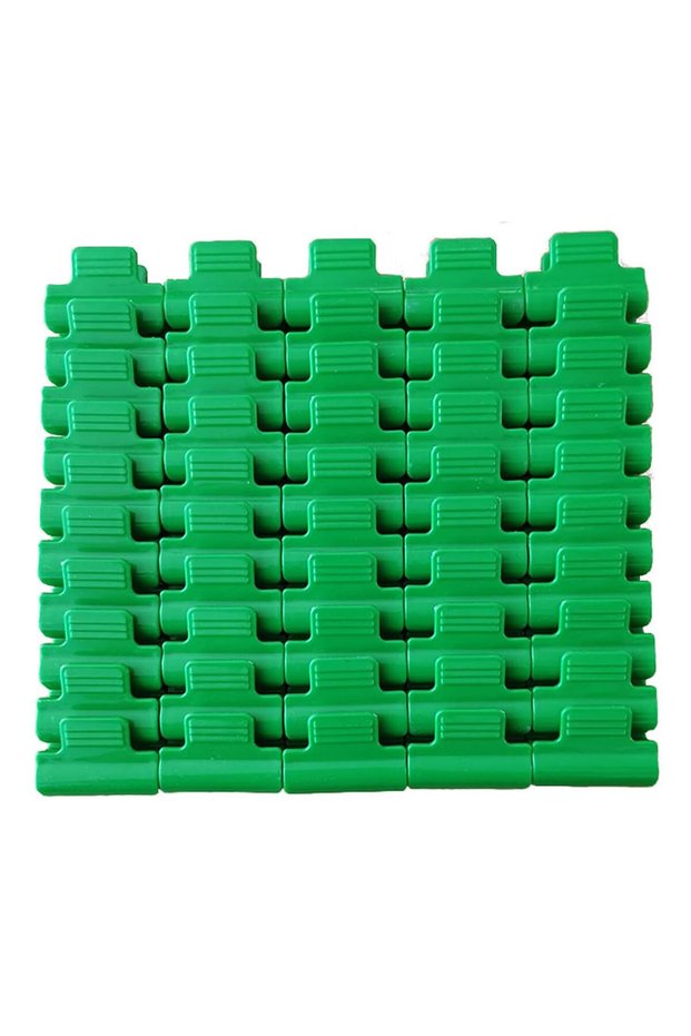 50-pack 11mm plastic greenhouse mesh tunnel clamps and film pipe clips for garden shade nets
