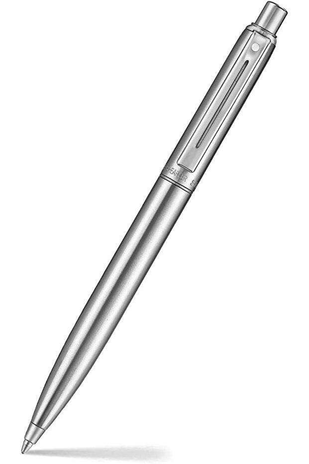 Sentinel Metal 330 Brushed Metal Ballpoint Pen with Chrome Trim