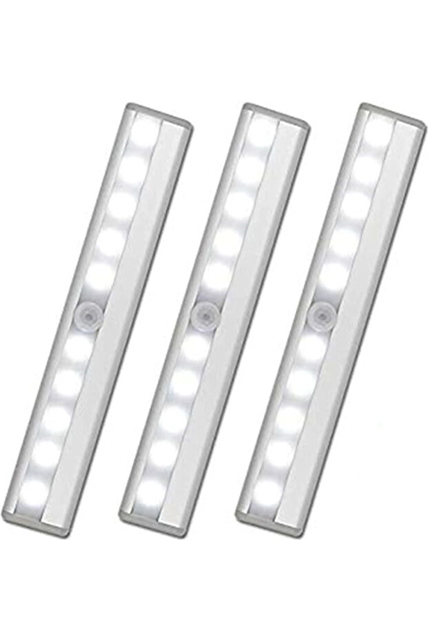 3 RV step lights with motion sensors, LED lights, USB charging, suitable for RVs, trailers, campervans - white light