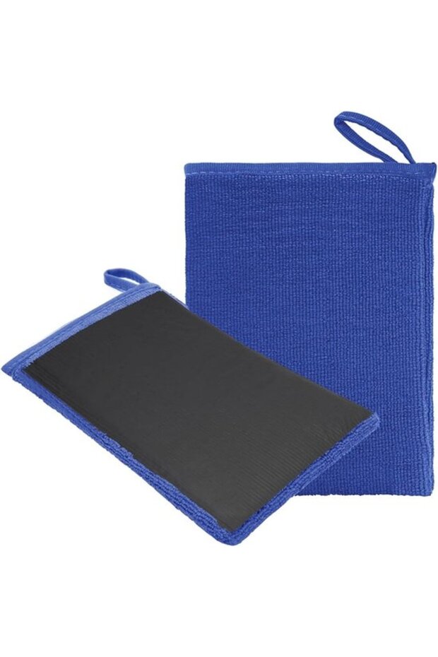 Wash Glove - 2-piece Clay Car Wash Cloths, Anti-scratch, Microfiber Clay Stick, Blue