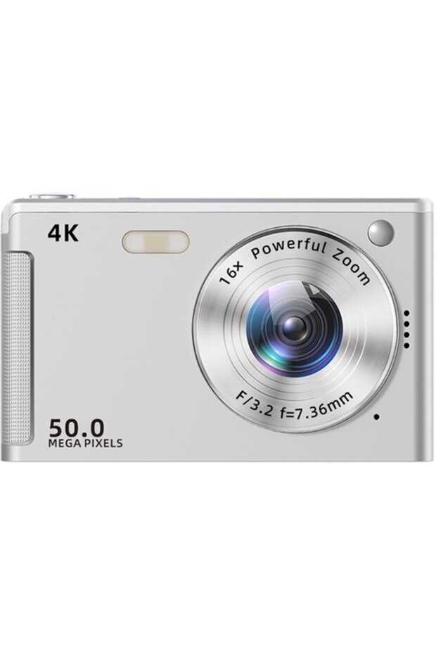 4K DSLR-Style Digital Camera for Kids, 50MP with Autofocus, 2.8 Inch LCD Screen, 16X Zoom and Built-in Fill Light, Compact Vlog Camera