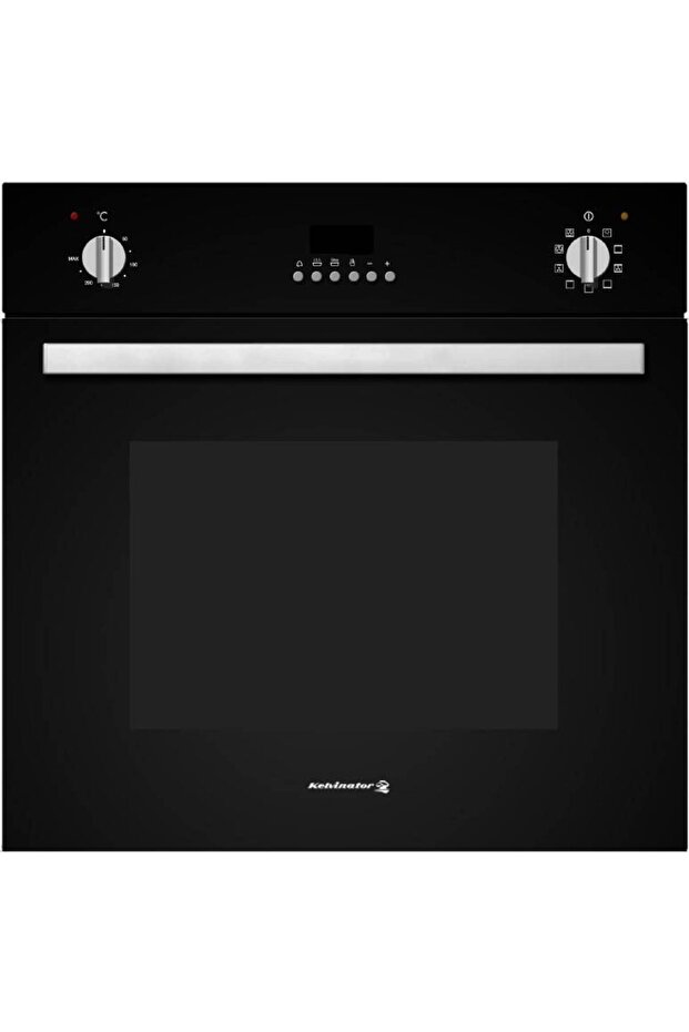 فرن كهربائي مدمج، 60 سم، 9 وظائف، سعة 61 لتر، أسود -KRBO-E9TDTLT-1661/B