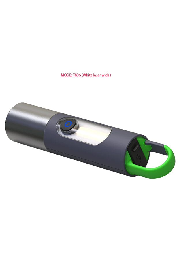 T836(White laser) Strong Light Zoom LED Flashlight P50/White Laser Lighting Torch USB Rechargeable L