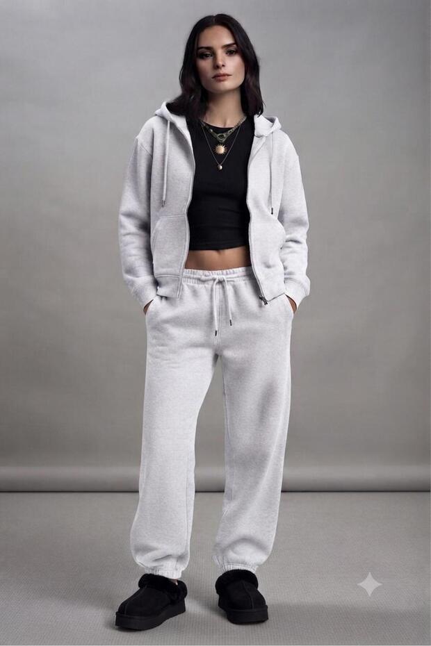 Women's Grimelange Hooded Cardigan Jacket and Sweatpants Set