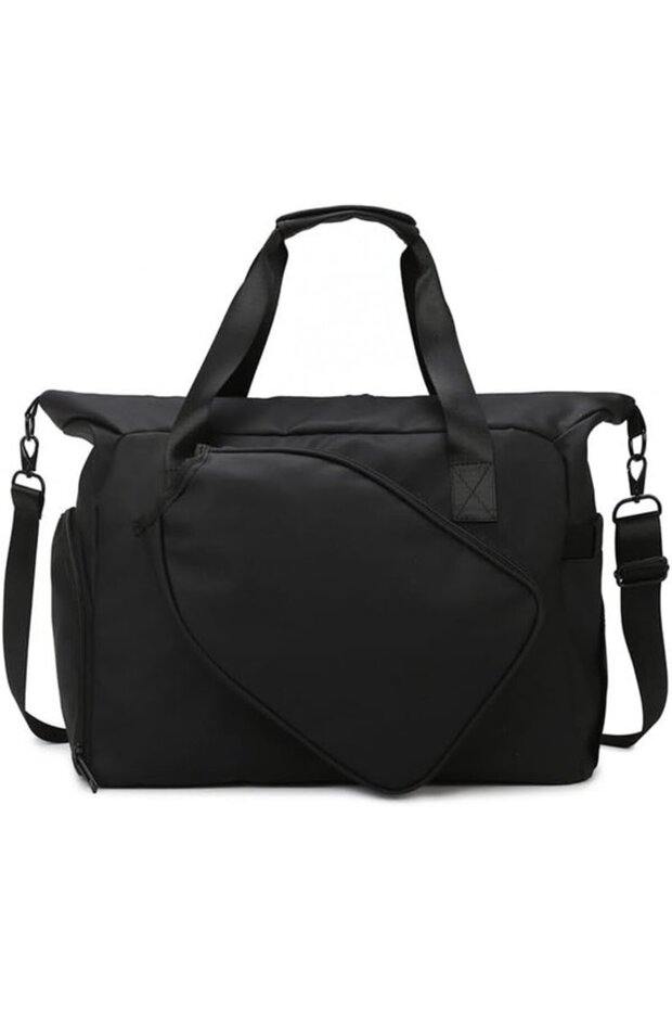 Tennis backpack black waterproof.