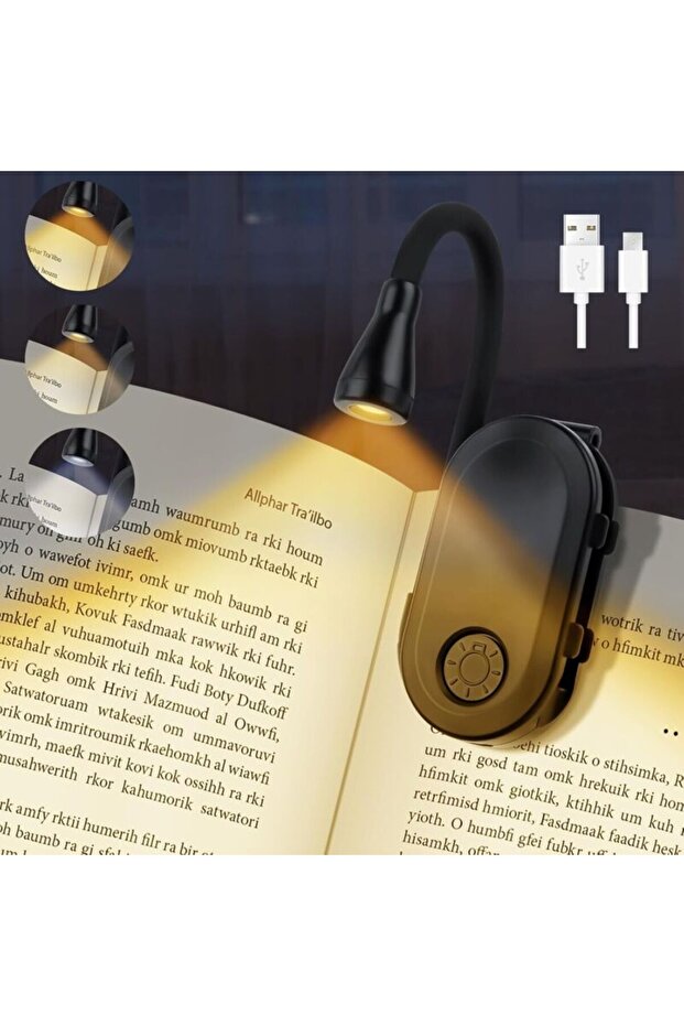 360掳 flexible clip reading lamp 3 modes.