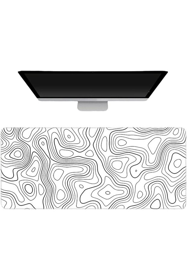 Gaming Mouse Pad XL - 80x30cm Large Mouse Mat with Anti-Slip Rubber Base for Keyboard and Mouse