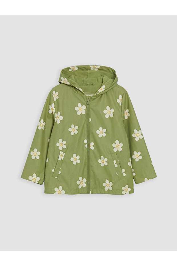 Quality Parts Hooded Girls' Raincoat from Çelebi Store