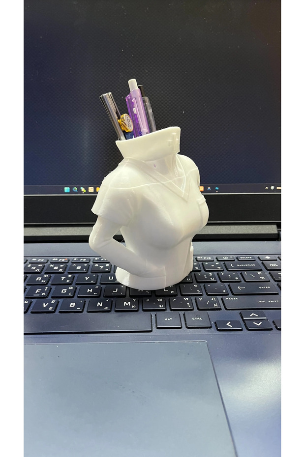 Nurse Uniform Pen Holder Desktop Organizer Pen Holder Nursing Themed Desk Organizer