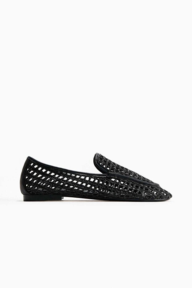 Straw loafers