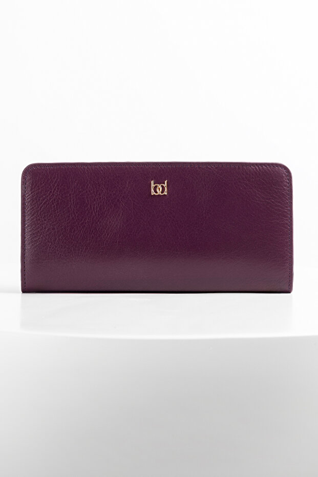 Corisa Women's Leather Wallet Purple