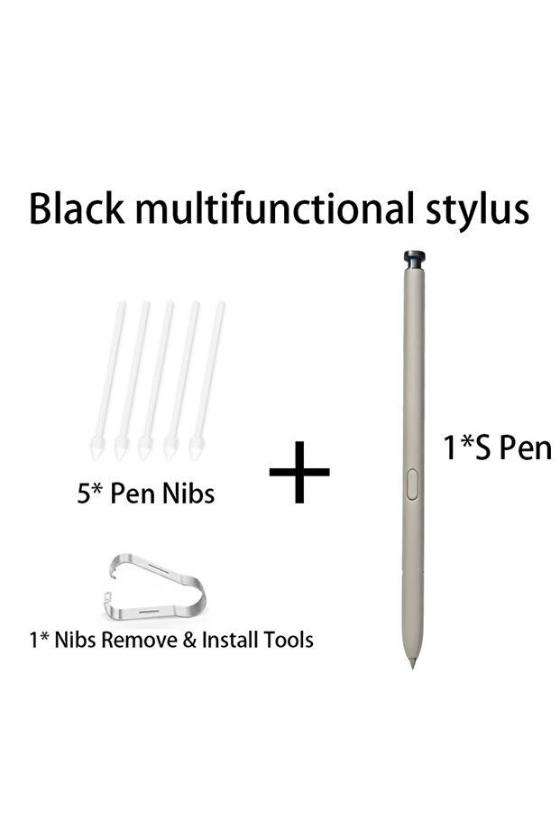 Black For Samsung Galaxy S25 Ultra Stylus Pen,Replacement S Pen Gift 5 Nibs,Screen Stylus,Fit SM-S93