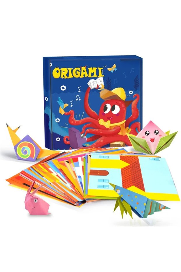 108 Pages 108 Pages Montessori Toys Cartoon Animal Origami Paper DIY Kids Craft Toy Handcraft Parper