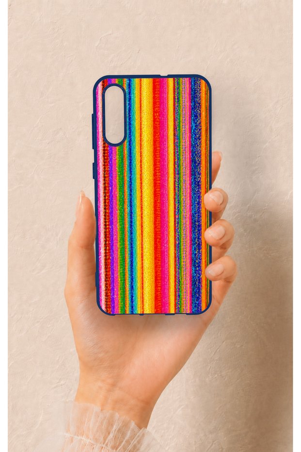 Samsung A50 Compatible Colorful Patterned Silicone Case