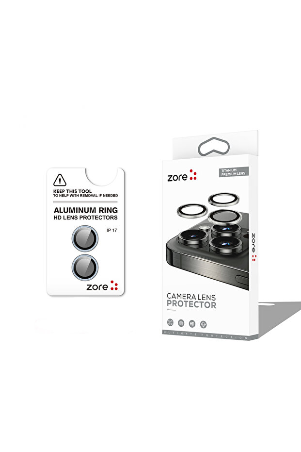 iPhone 17 Camera Lens Protector Sapphire Non-Distorting Image Quality Anti-Glare Premium