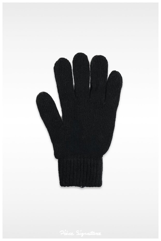 2024 New Five-Finger Angora Gloves Solid Color (50% Viscose 40% Polyamide 10% Angora)