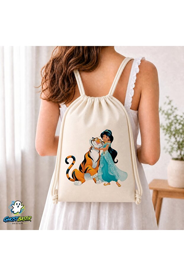 Disney Princesses Drawstring Linen Bag C079