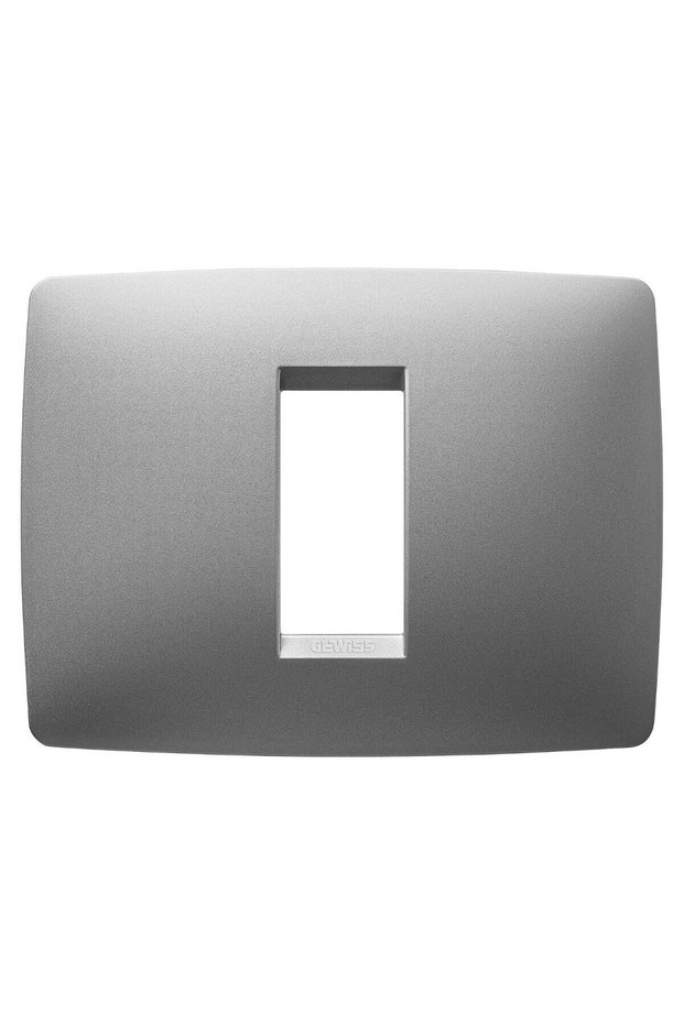 Gewiss Chorus GW16101VT frame, 1 module, titanium, for socket / switch