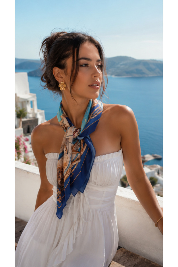 Scarf Çeşme Themed Women's Scarf