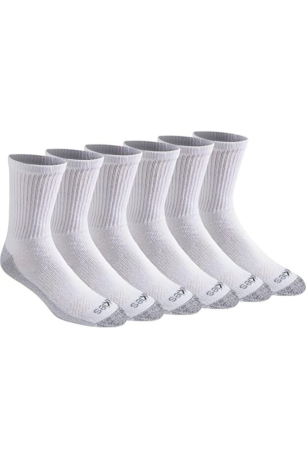 جوارب دراي تيك اسينشال للرجال للتحكم في الرطوبة متوفرة بمقاس ميديوم - 2 اكس لارج M-XXL (6، 12 زوج) م