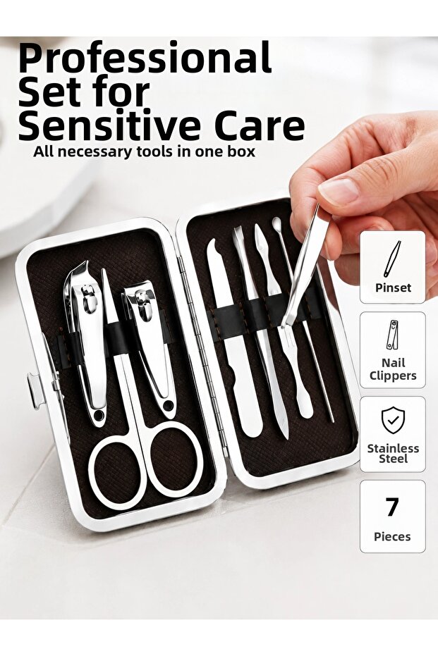 Stainless Steel Set Special for Nail and Eyebrow Care