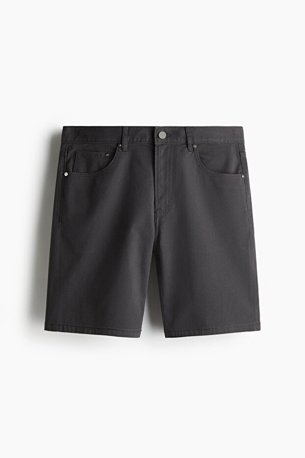 Gabardin Şort Regular Fit - 1