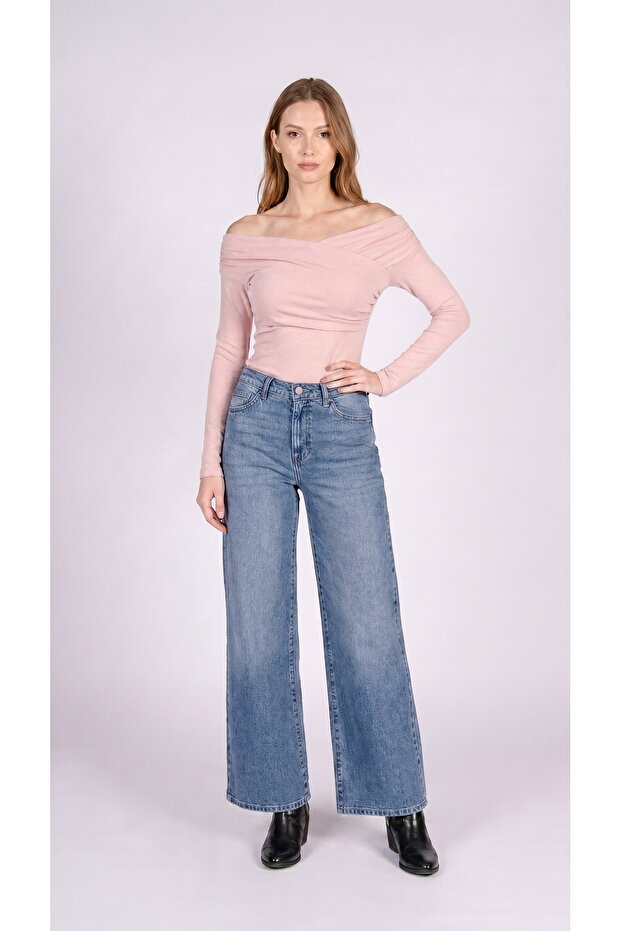 High Tide Wide Mid Rodeo Women's Jean Pants