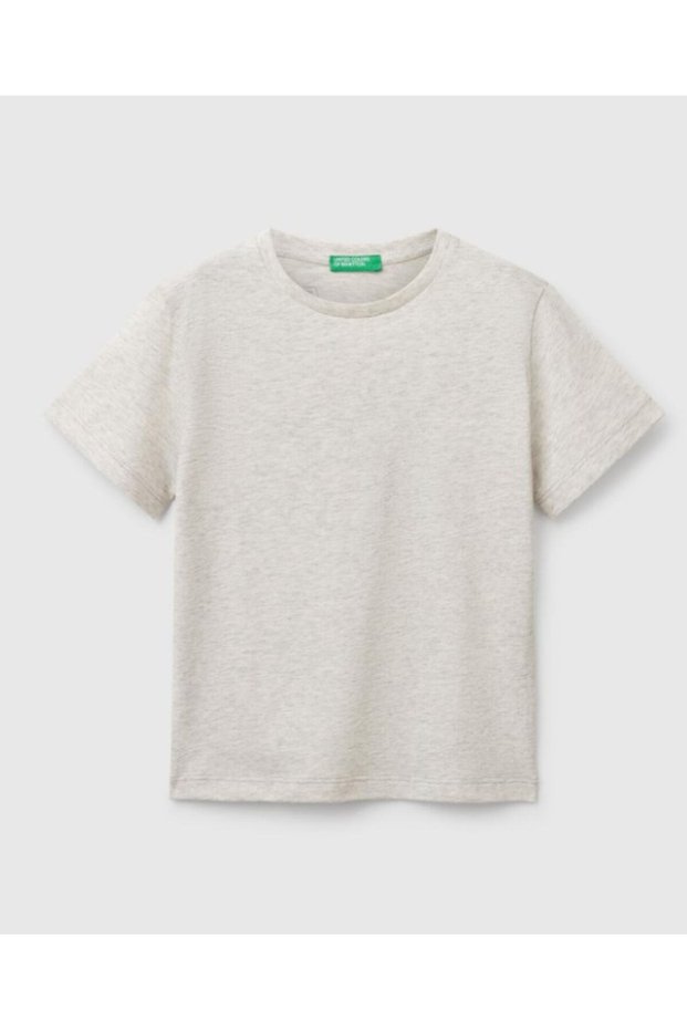 Benetton boys' short sleeve t-shirt 1-6 years gray
