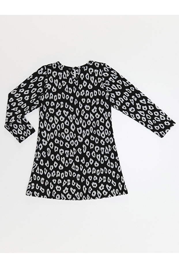 Geblümtes Katzenmädchenkleid - 4