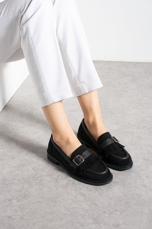 Black Suede Shoes Loafer Moccasin Casual Ergonomic Comfortable Soft Sole Masculine Shoes Moccasins, Office, School, Campus Style