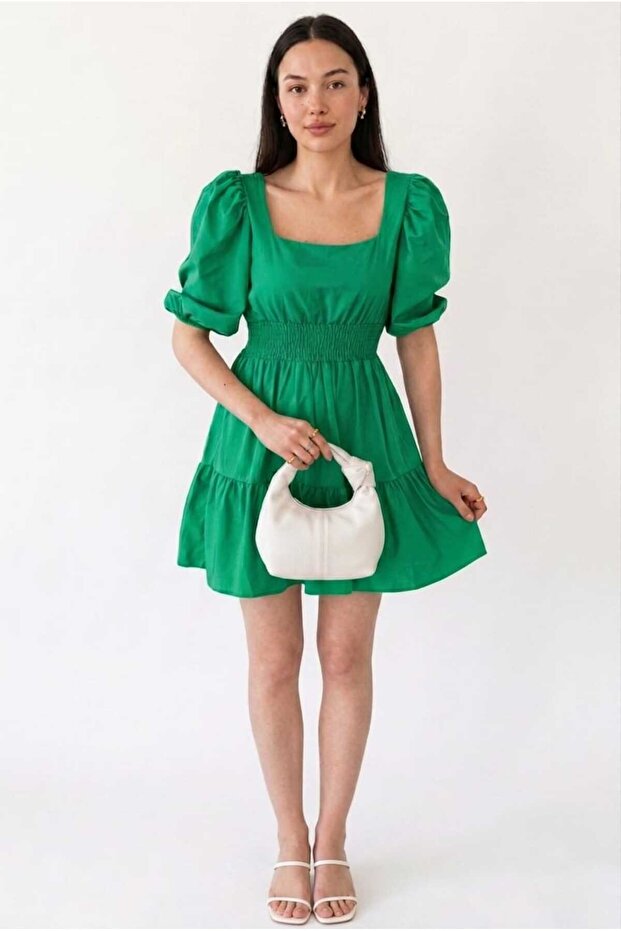 Gipe Detay Mini Elbise