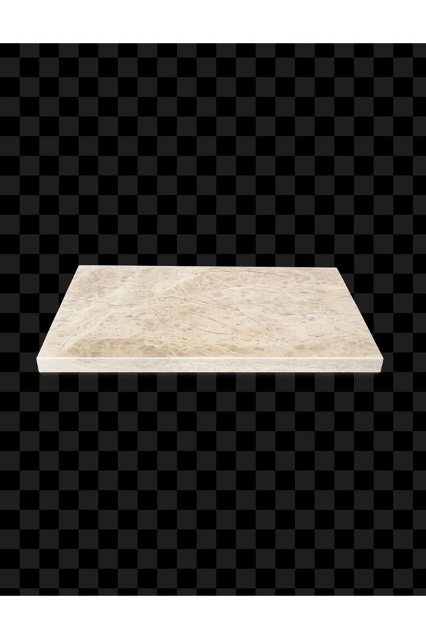 Oil Pot Under Marble Presentation Holder Marble White Cream 20x10 Cm