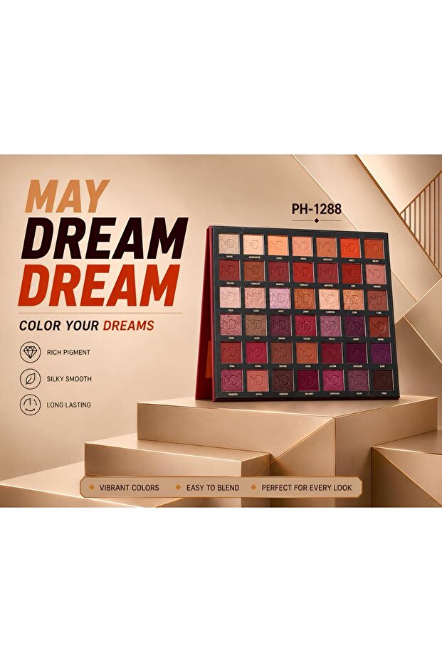 ظل عيون باليت 42 لون PH-1288 دفتر الألوان العميقة والدافئة