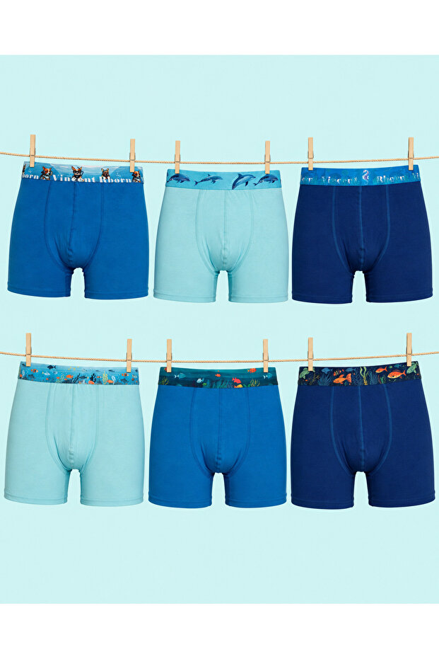 Men's Boxer 6 Pieces - Waterverse&Scuba Series