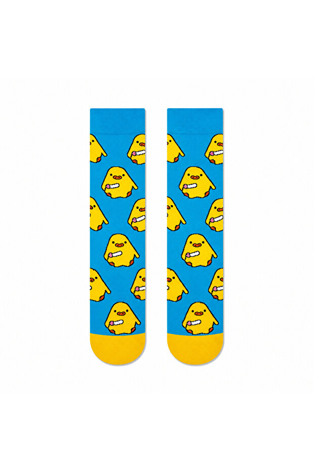Killer Chick Patterned Colorful Socks - 1