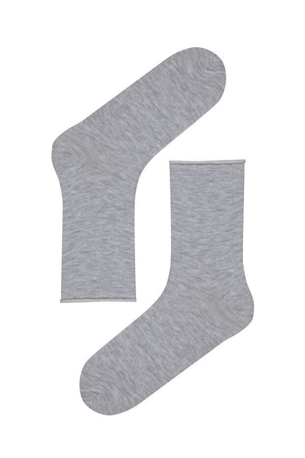 Simple 4-Piece Blue Socks - 5