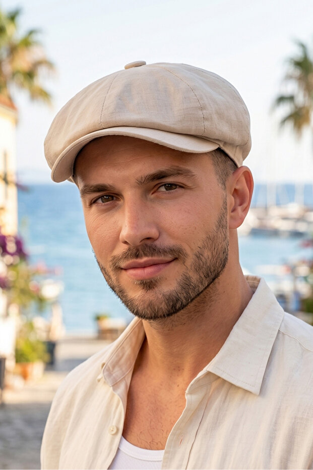 Summer Linen Peaky Blinders 8 Piece Men's Cap Hat Cp237