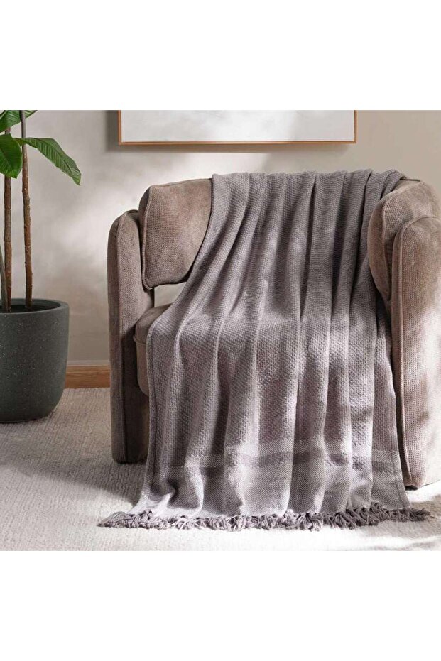 Lexington Handwoven Soft Throw 130x170cm - Storm Grey