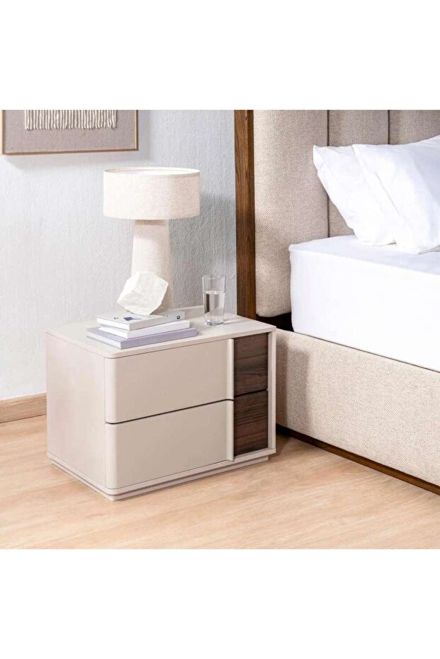MACARIO LEFT NIGHTSTAND WITH 2 DRAWERS