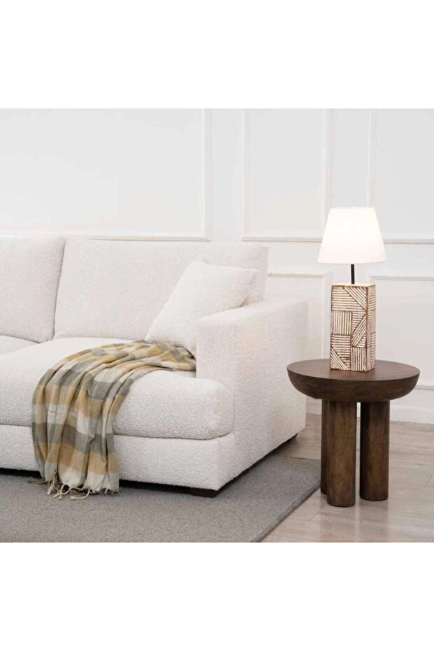 Mansel End Table Solid Wood - Brown