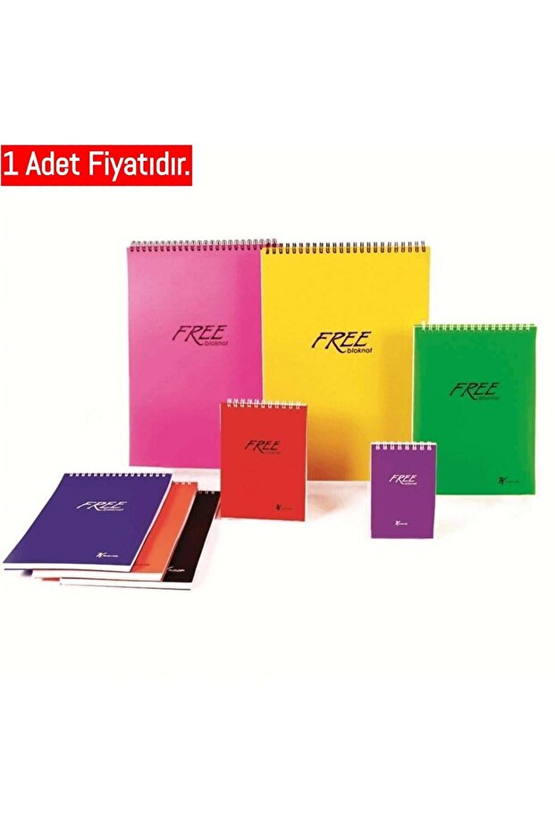 Memo Pad A-4 100 Sheets Spiral Checked Free Office145002-99
