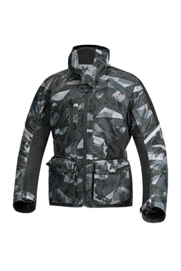 Motorcycle Coat 4 Seasons Coat Camouflage Patterned Oxford 600-d Durable Fabric Motor Coat