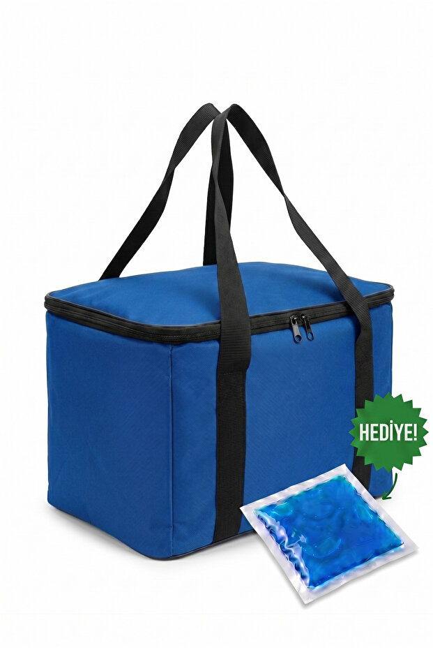 Thermal Picnic Cooler Bag - Hot & Cold - 3 Layer Insulated Camping & Beach 40X30X30 cm