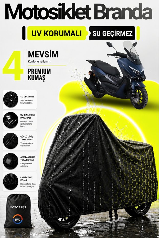 Motorcycle Cover Motorbike Cover Arora Max t Compatible Blackshield Black Waterproof Uv Protected Motor Cover