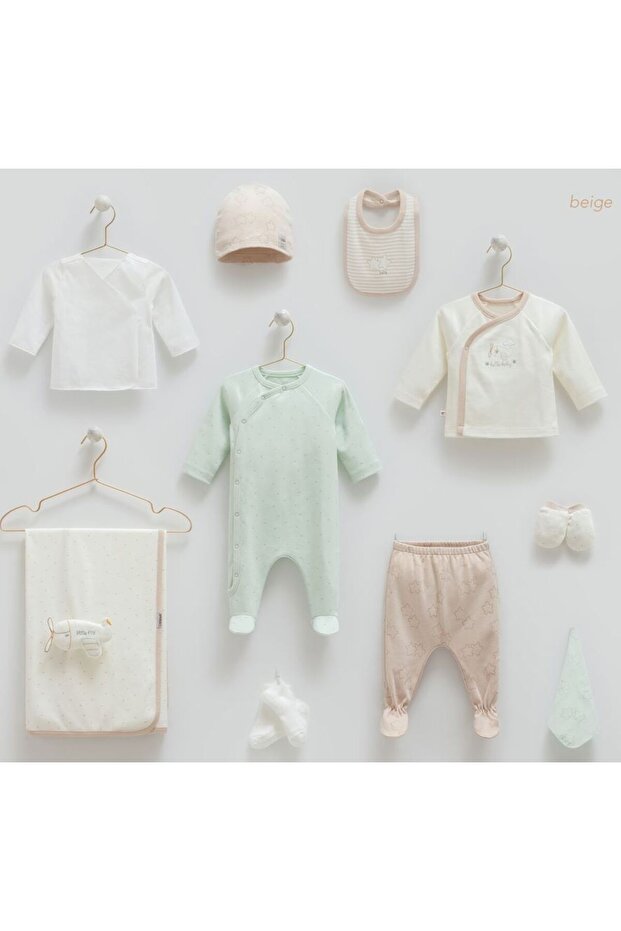 Teddy Bear Pattern Hospital Release Bodysuit Set (Newborn) 2025
