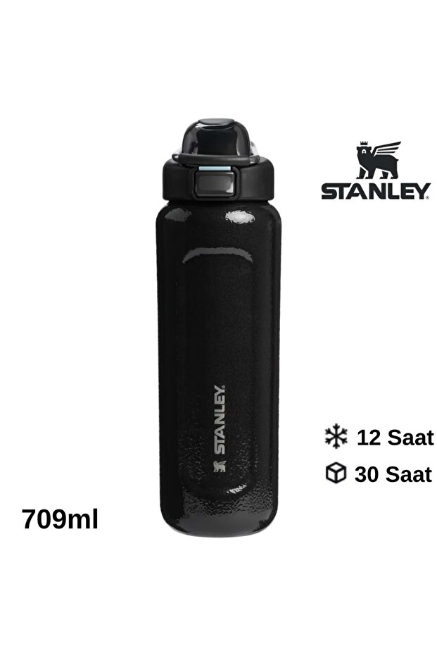 The Wellspring Bottle 0.7 Litre Hammertone Black - 1