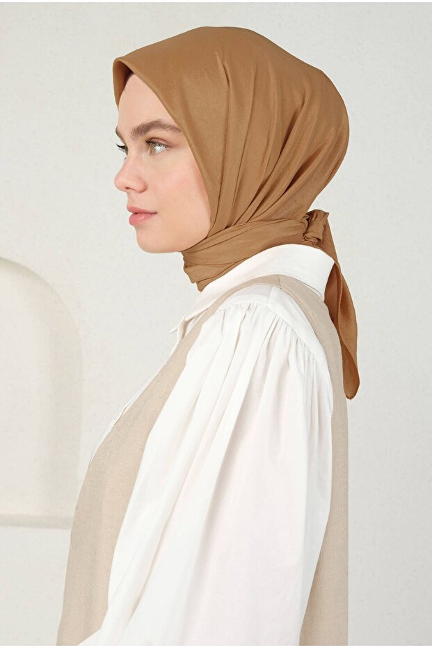 Soft Knitted Scarf Salmon - 1