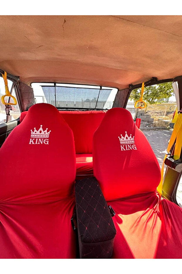 حالة خدمة King Auto باللون الأحمر