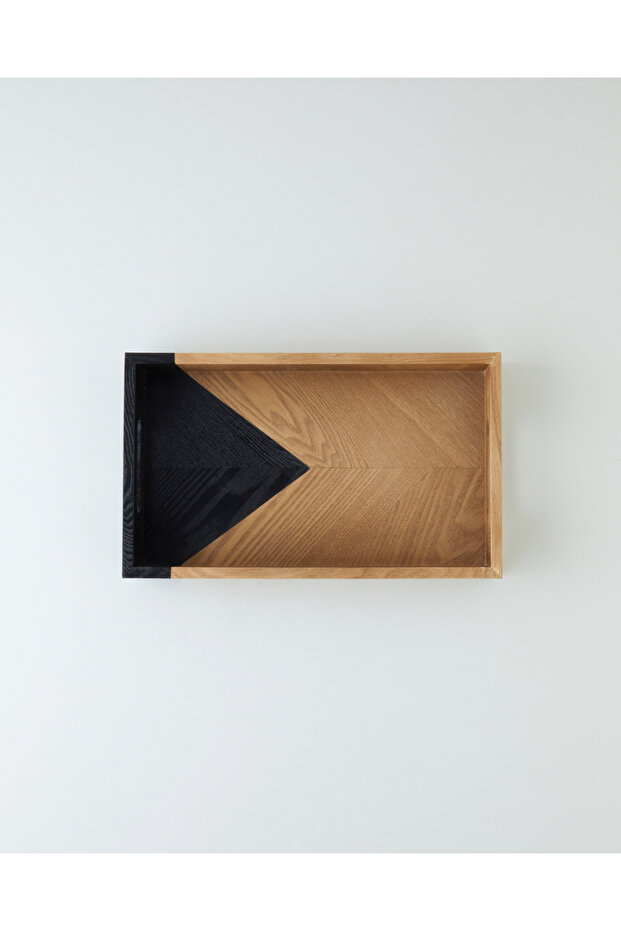 Briel Decorative Tray 48X29,5X5,5 cm Brown-Black