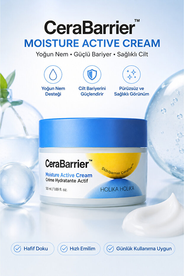 Cerabarrier Moisture Active Cream - Barrier Repairing and Moisturizing Cream 50ml